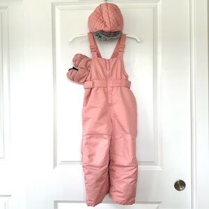 Cat & Jack Toddler Girls Snow Overall Set